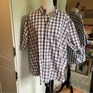 🔴 Wrangler XL Plaid Button Down Shirt